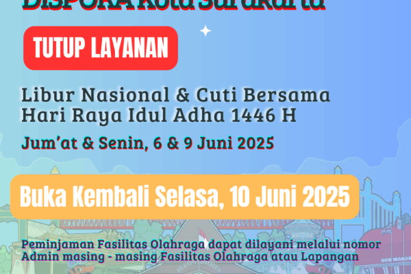 TUTUP LAYANAN HARI RAYA IDUL ADHA 1446 H